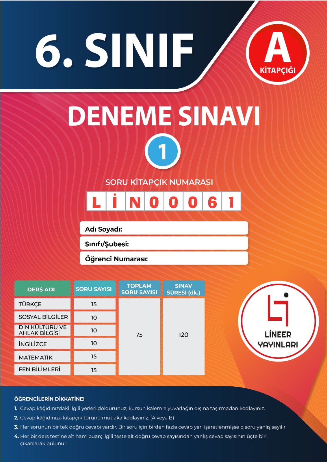6.Sınıf Denemeleri