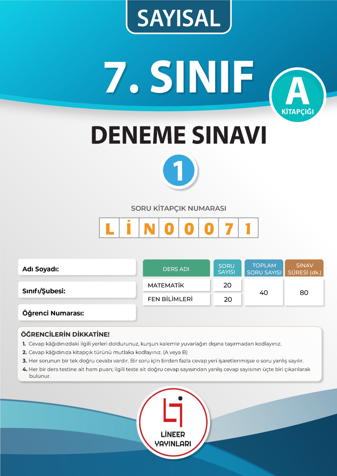 7.Sınıf Denemeleri